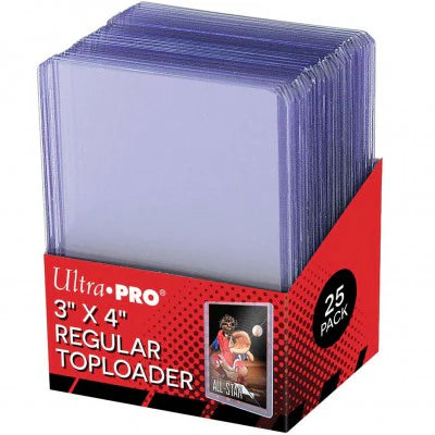 Ultra PRO : 25 Toploader Regular Transparents