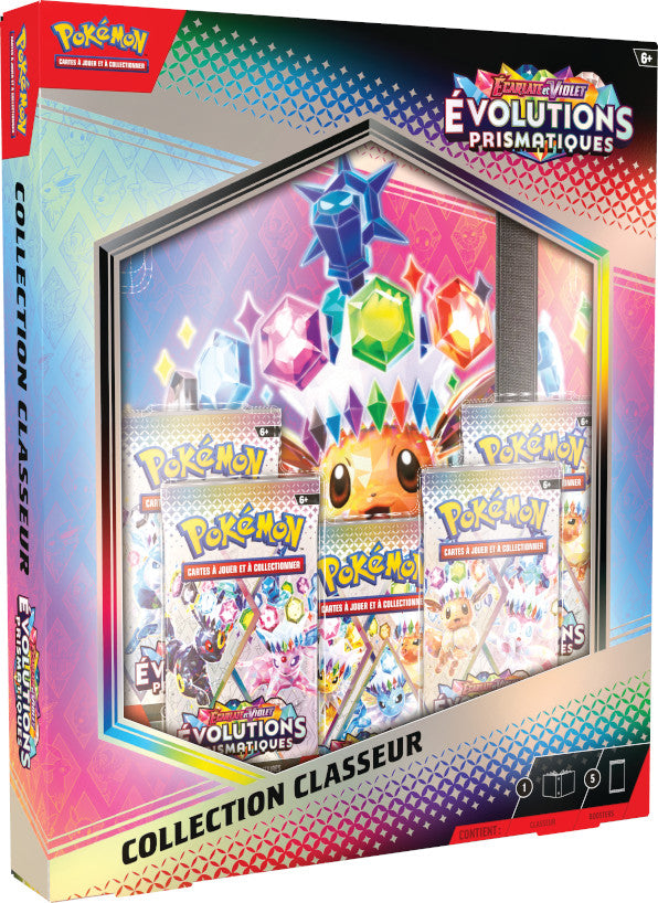 Coffret classeur pokemon Évolution prismatique